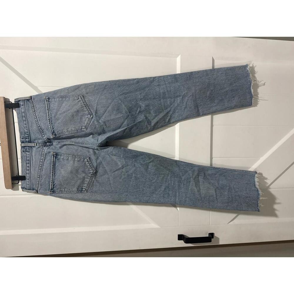 AGOLDE Riley High Rise Straight Crop Denim Jeans, Size 28 - Picture 3 of 6